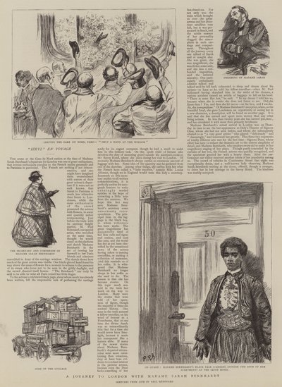 サラバーナード夫人とロンドンへの旅 作： Charles Paul Renouard